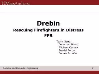 Drebin Rescuing Firefighters in Distress FPR