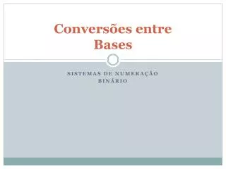 convers es entre bases