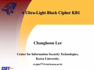 A Ultra-Light Block Cipher KB1