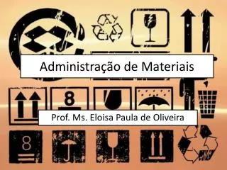 administra o de materiais