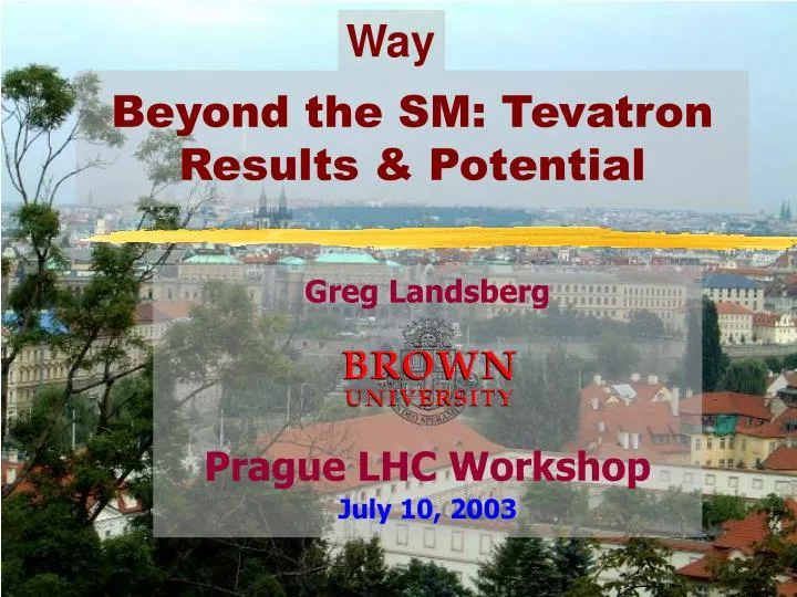beyond the sm tevatron results potential