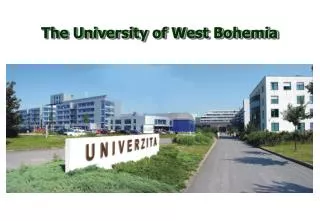 The University of West Bohemia