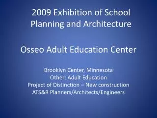 Osseo Adult Education Center