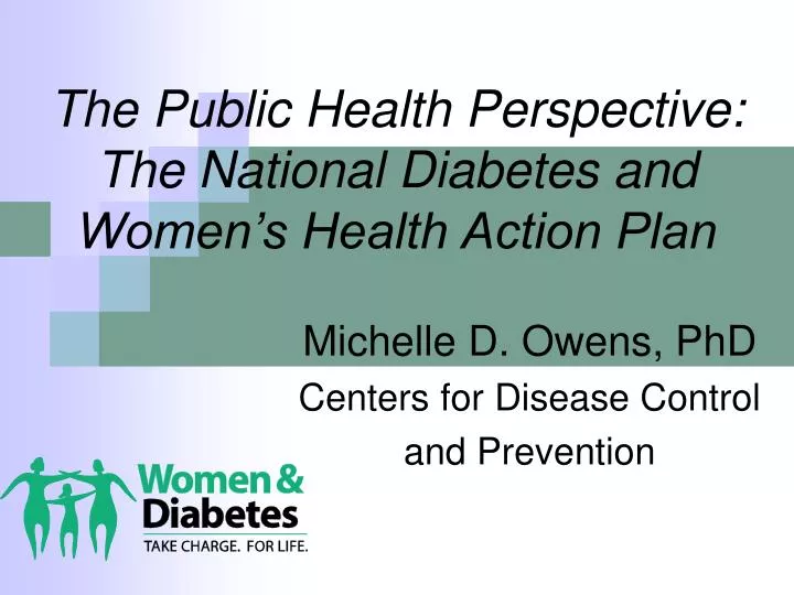 the public health perspective the national diabetes and women s health action plan