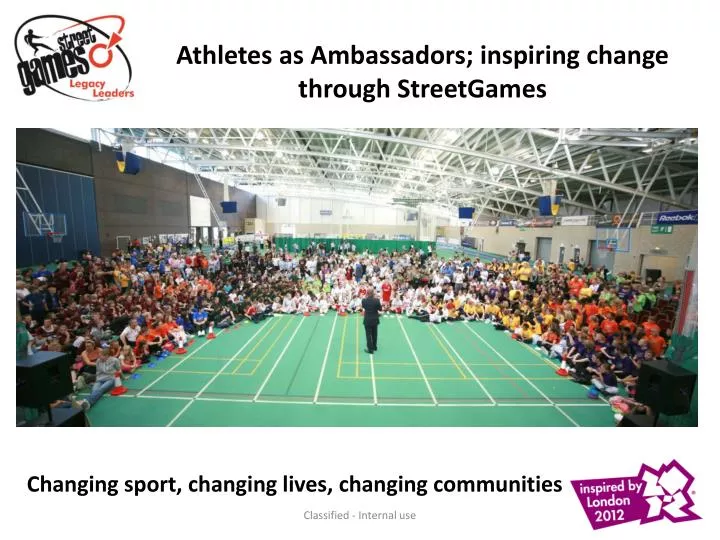 athletes as ambassadors inspiring change through streetgames