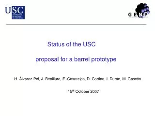 proposal for a barrel prototype
