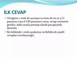 lk cevap