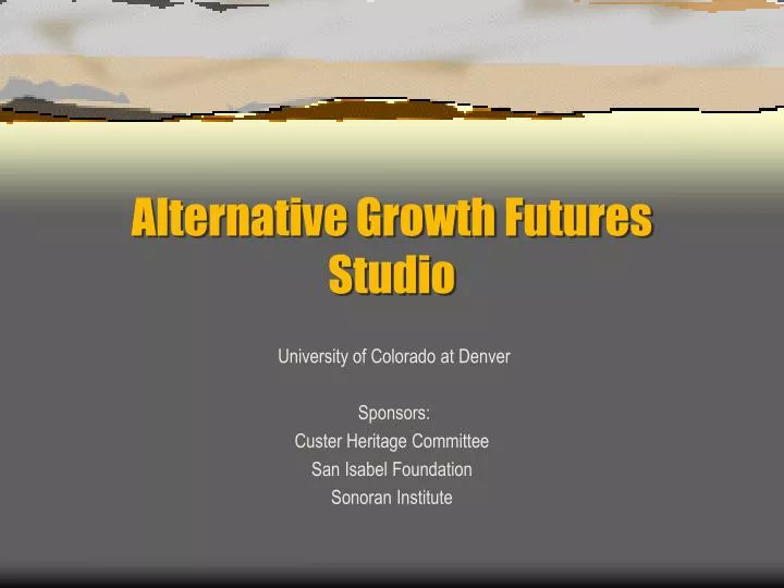 alternative growth futures studio