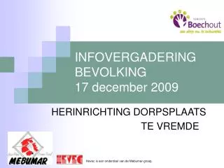 infovergadering bevolking 17 december 2009