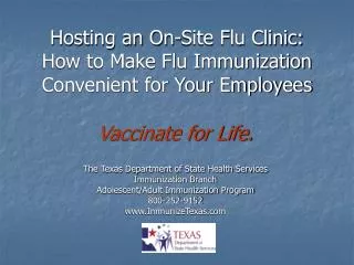 Hosting an On-Site Flu Clinic: How to Make Flu Immunization Convenient for Your Employees