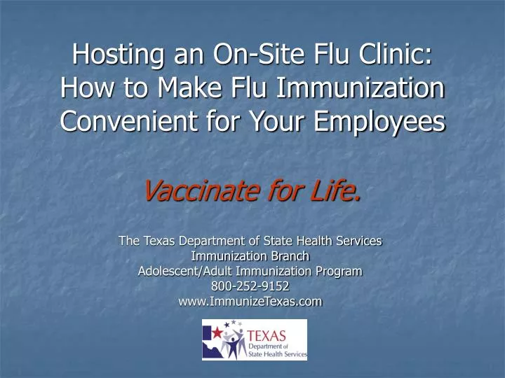 hosting an on site flu clinic how to make flu immunization convenient for your employees