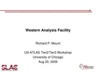 Western Analysis Facility