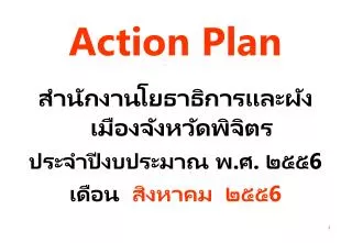 action plan
