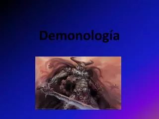demonolog a