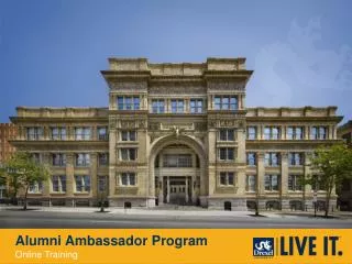 Alumni Ambassador Program Online Training