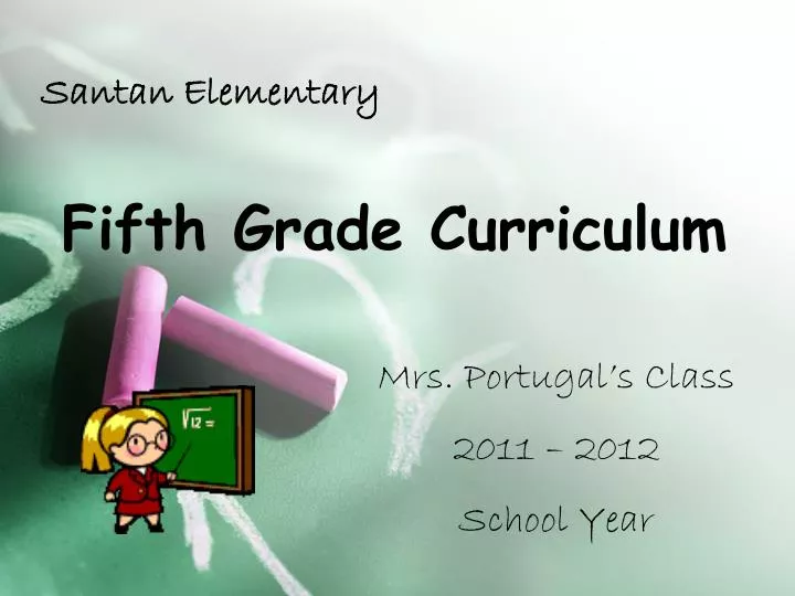 fifth grade curriculum