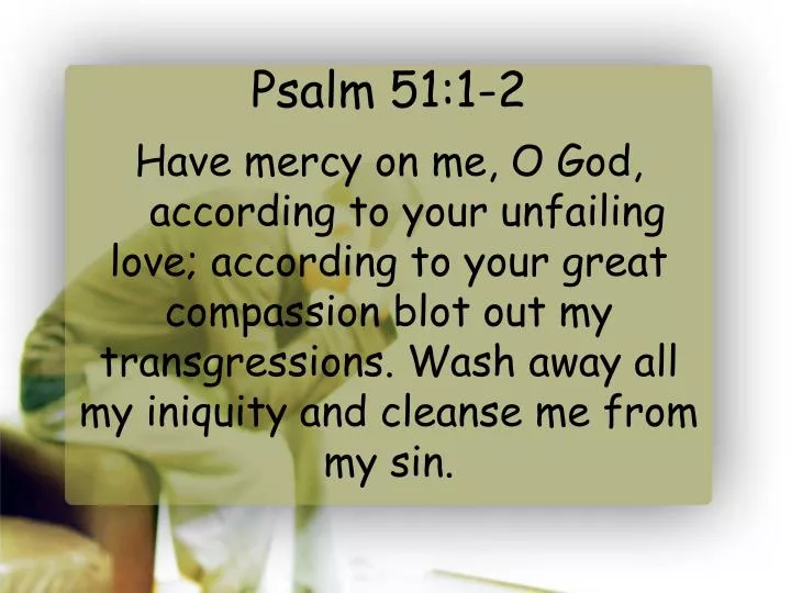 psalm 51 1 2