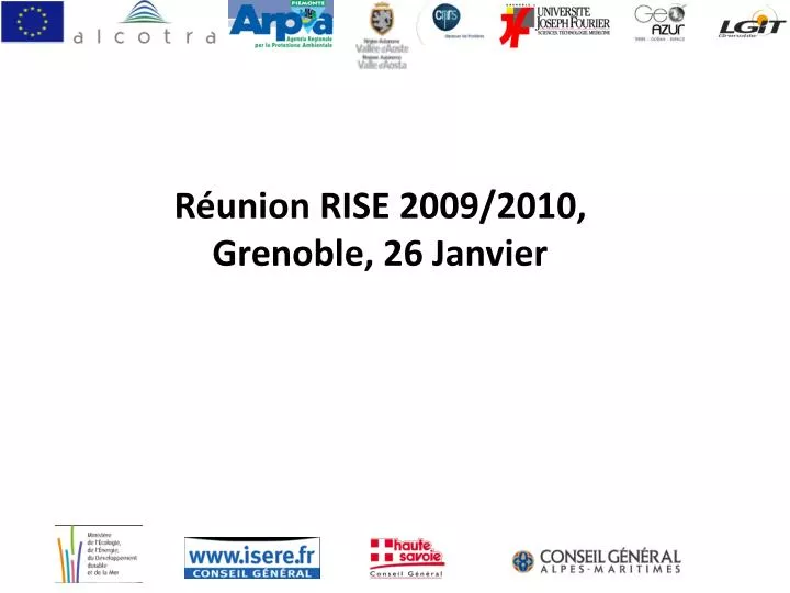 r union rise 2009 2010 grenoble 26 janvier