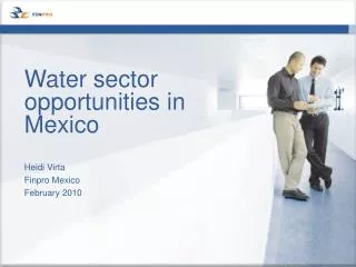 Water sector opportunities in Mexico