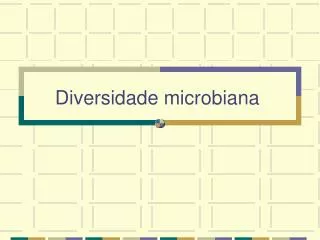 diversidade microbiana