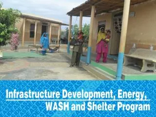4. Hand wash Facilities: 1009 hand wash facilities were constructed last year.