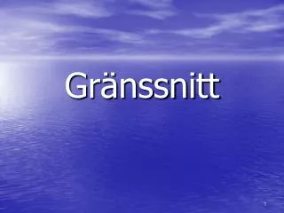 gr nssnitt