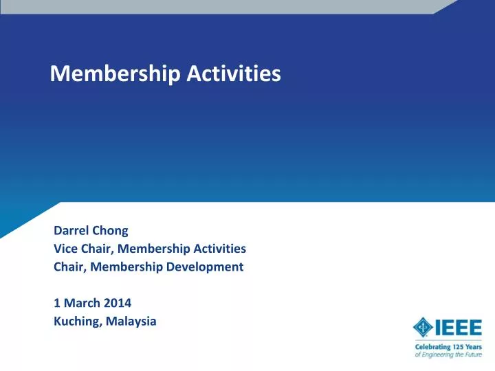 membership activities