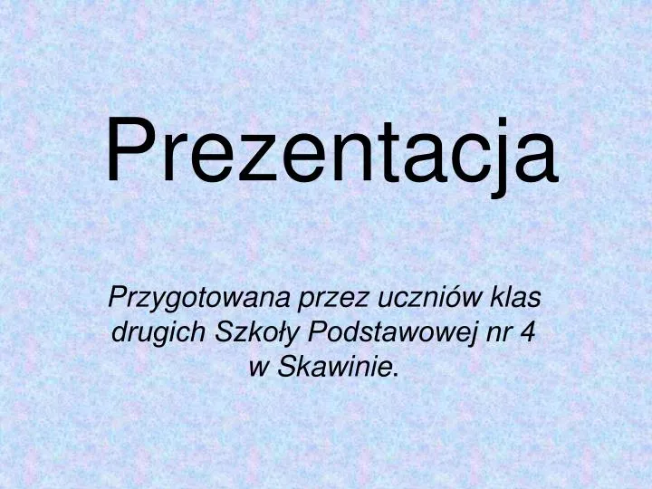 prezentacja