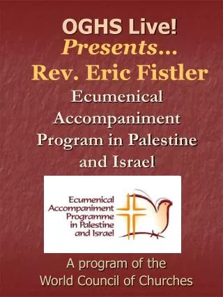 Ecumenical Accompaniment Program in Palestine and Israel