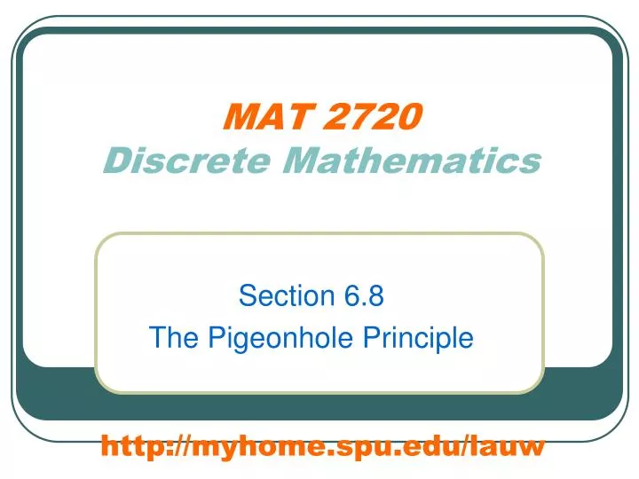 mat 2720 discrete mathematics