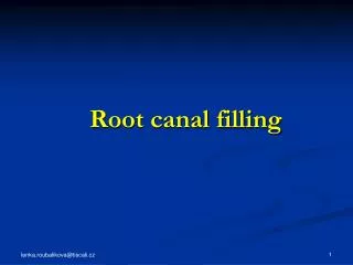 Root canal filling