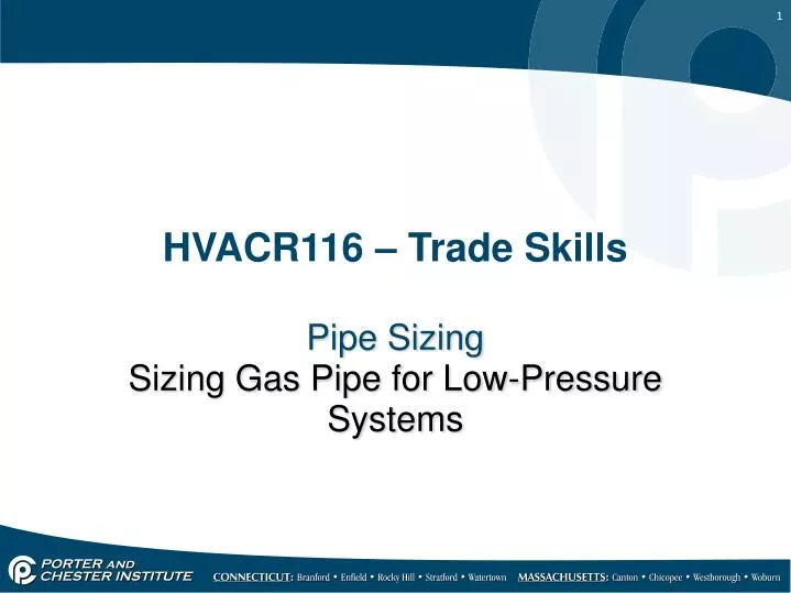 pipe sizing sizing gas pipe for low pressure systems