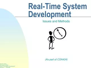 Real-Time System Development