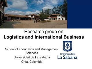 Research group on Logistics and International Business