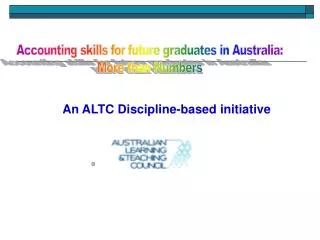 An ALTC Discipline-based initiative