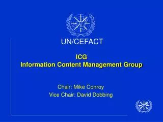 ICG Information Content Management Group