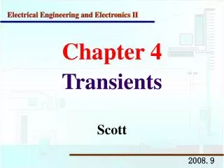 Chapter 4 Transients