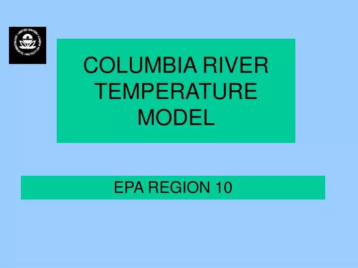 columbia river temperature model