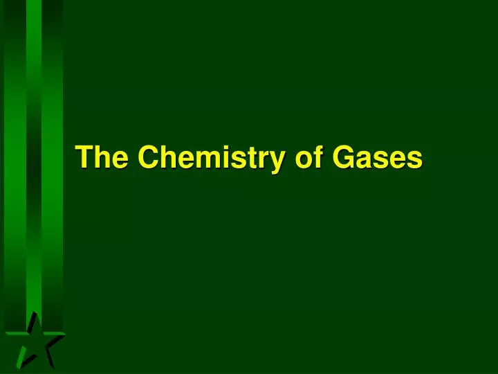 the chemistry of gases