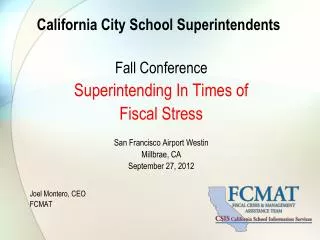 California City School Superintendents