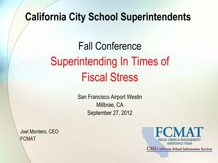 california city school superintendents