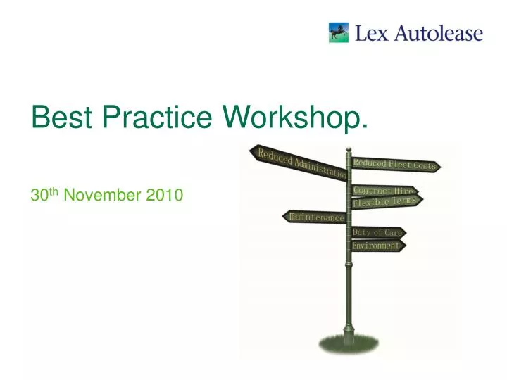 best practice workshop