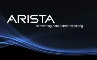 reinventing data center switching