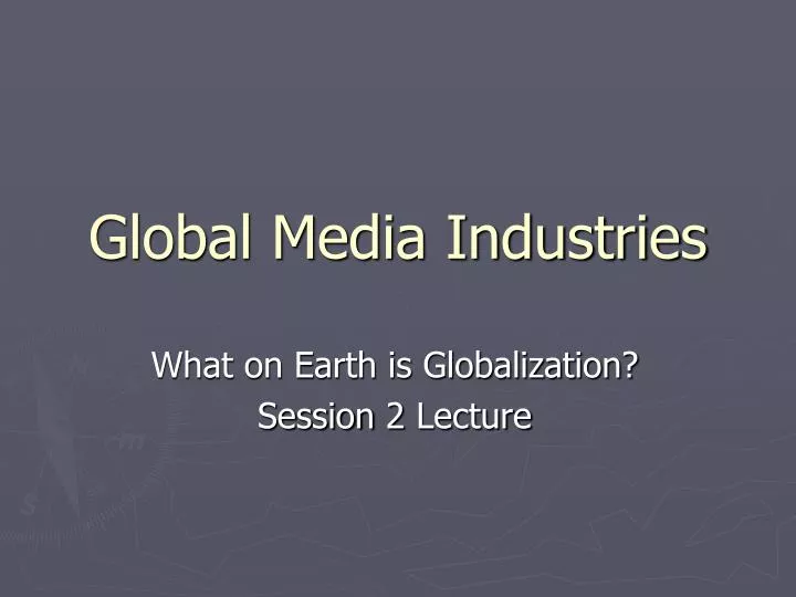 global media industries