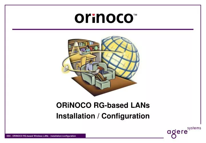 orinoco rg based lans installation configuration