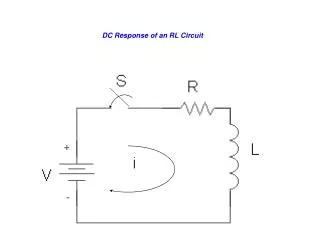 DC Response of an RL Circuit
