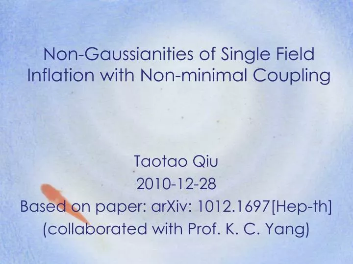 non gaussianities of single field inflation with non minimal coupling