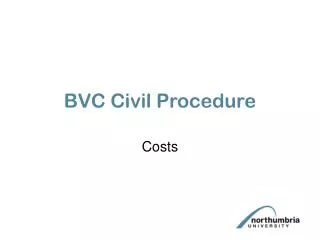 BVC Civil Procedure