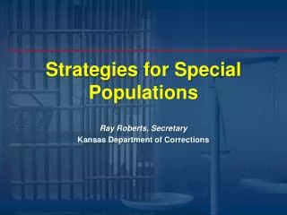 Strategies for Special Populations