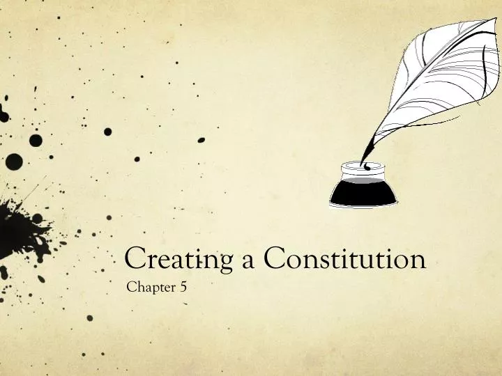 creating a constitution